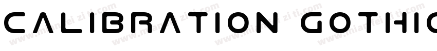 Calibration Gothic N字体转换